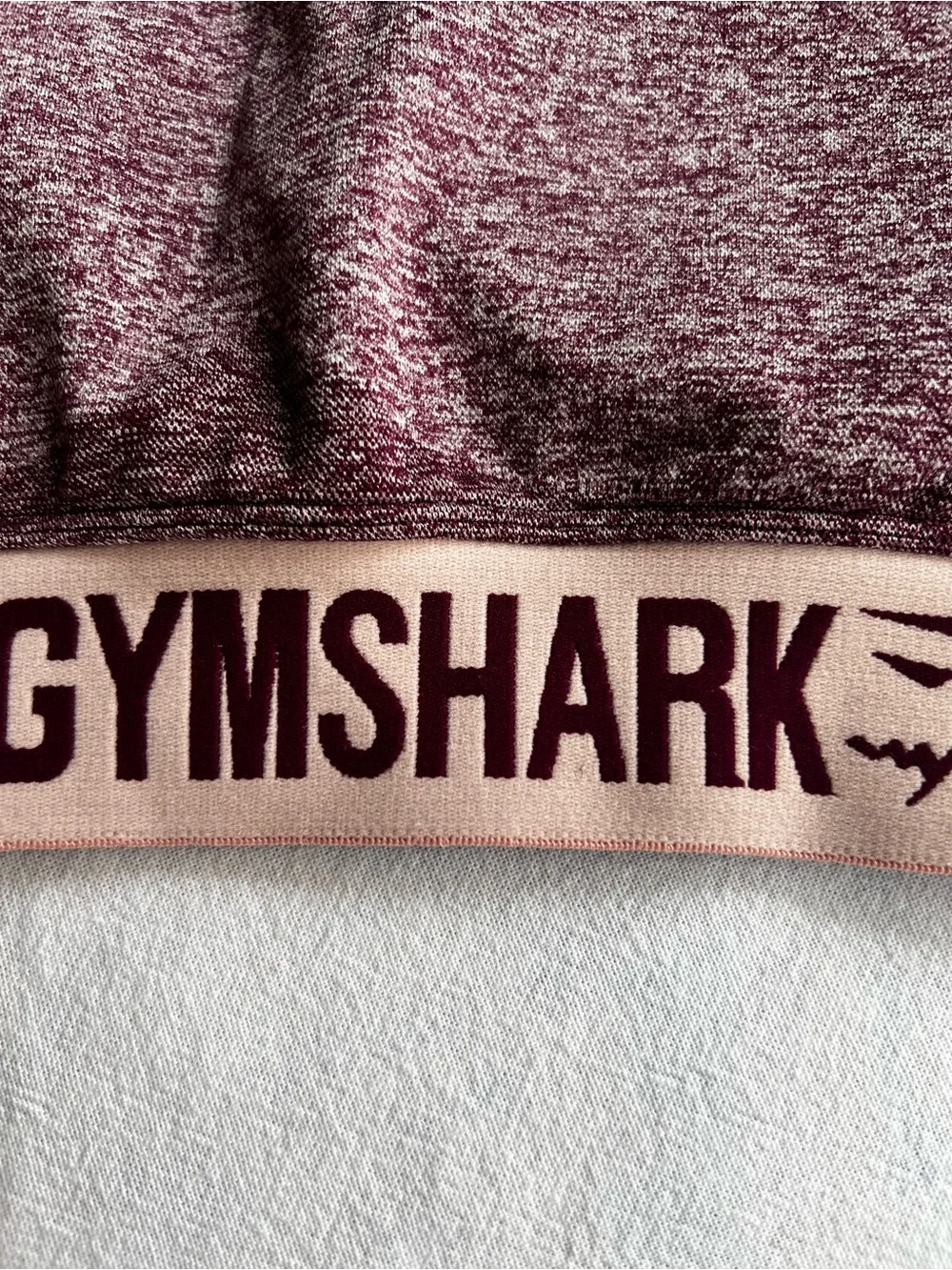 Gymshark Flex Matching Set Ruby Marl Leggings & Sports Bra Size L